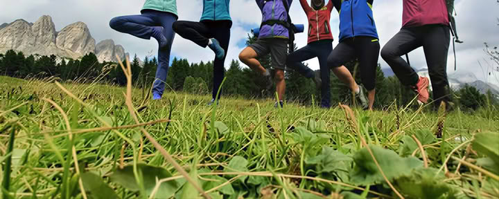 Woche des Trekking und Yoga in den Dolomiten