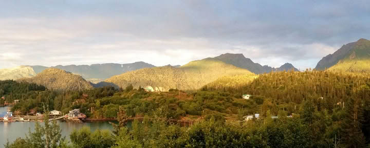Lokales Wandern in Alaska