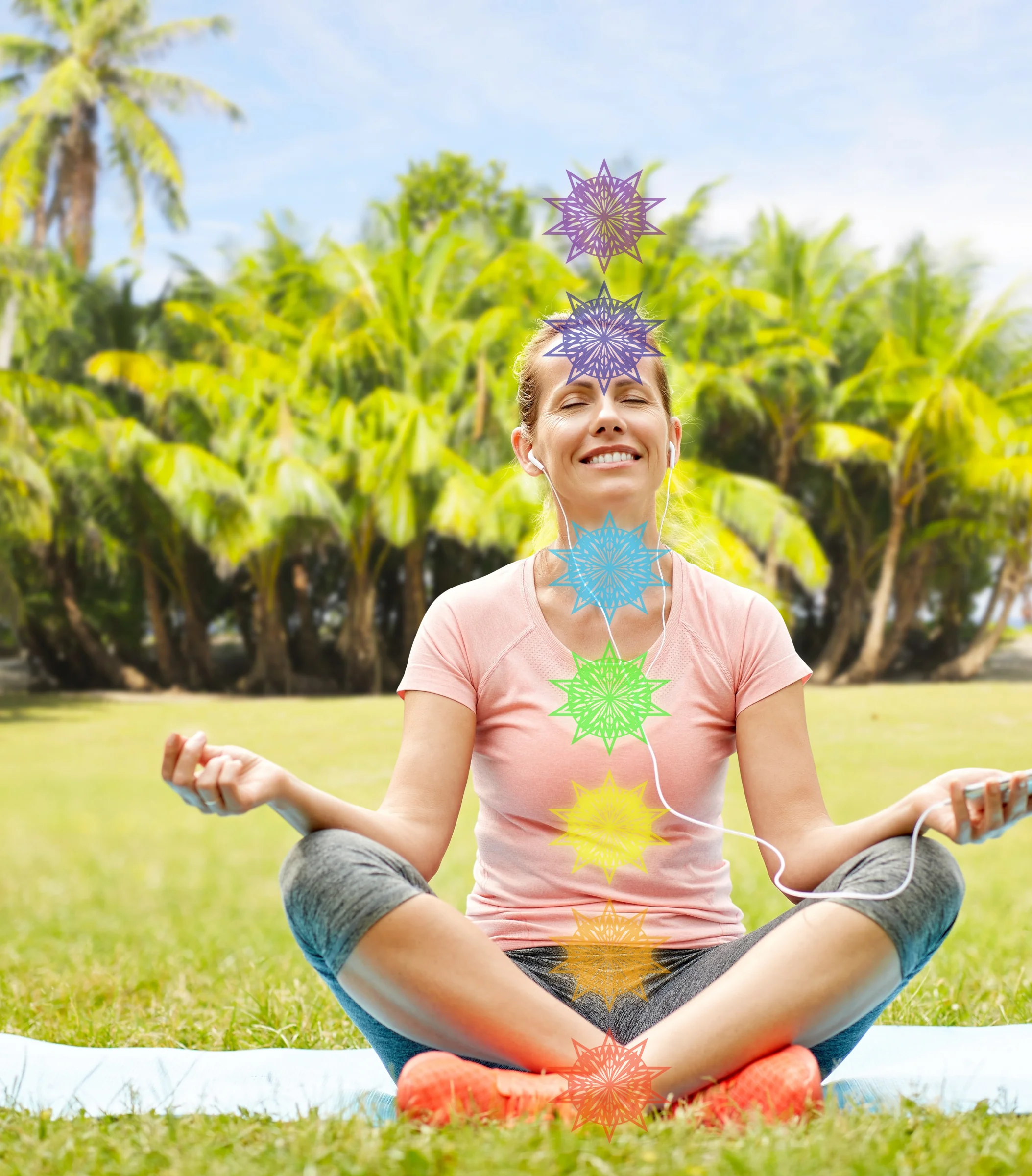 Yoga + Reflektieren: Eine Reise durch die Chakras