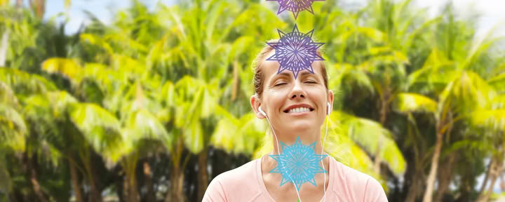 Yoga + Reflektieren: Eine Reise durch die Chakras