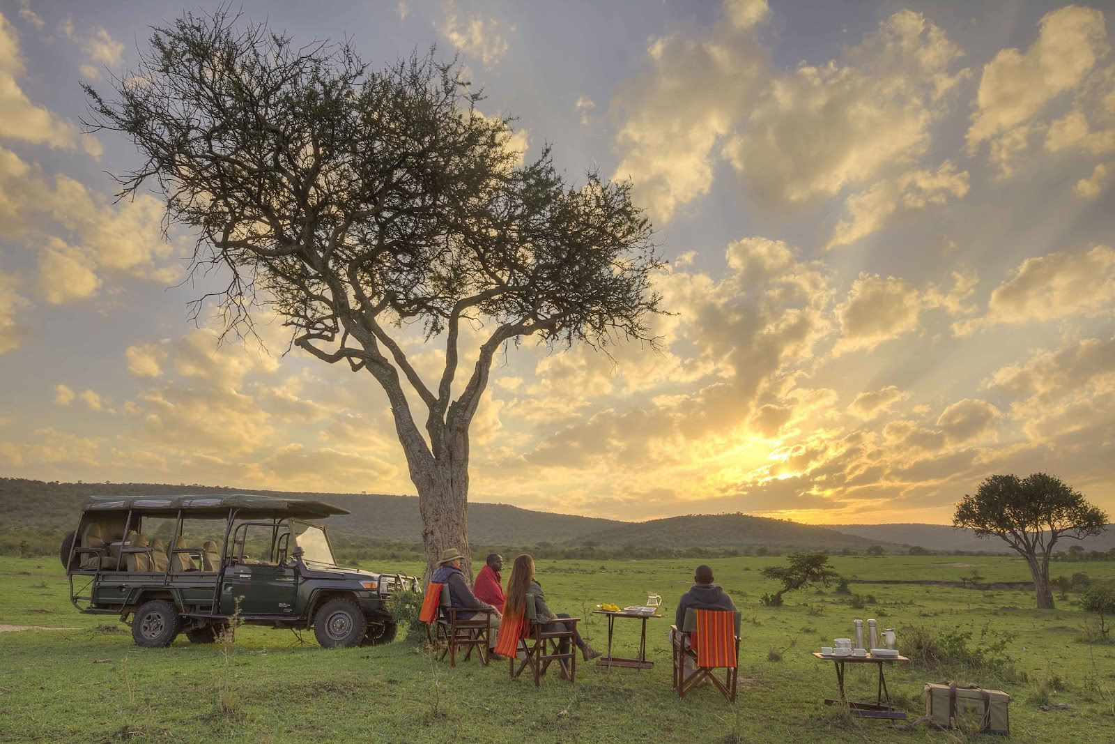 Safari und Yoga