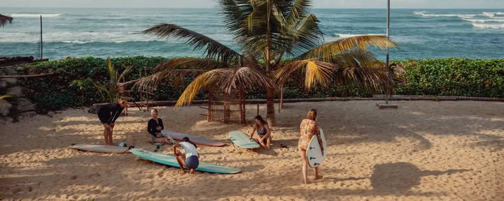 Pilates und Surfing