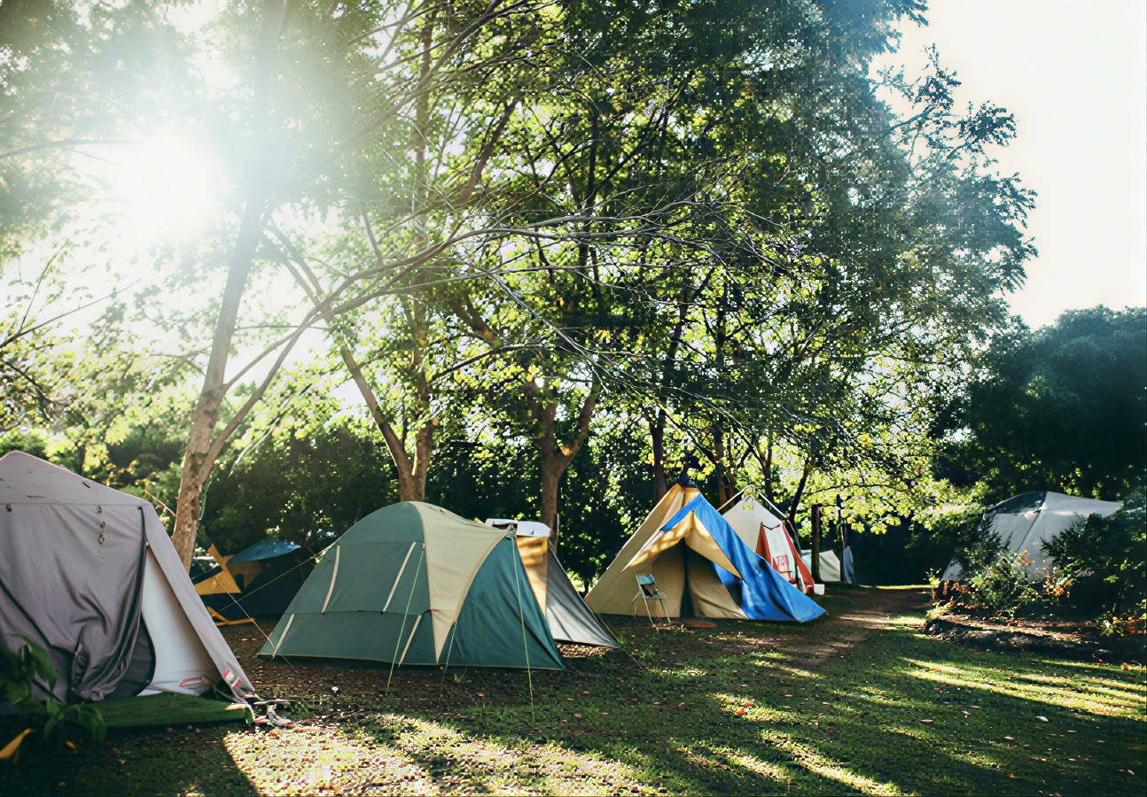 Zeltcampingplatz