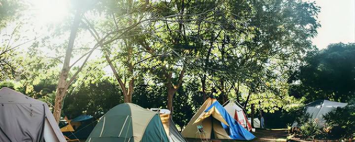 Zeltcampingplatz