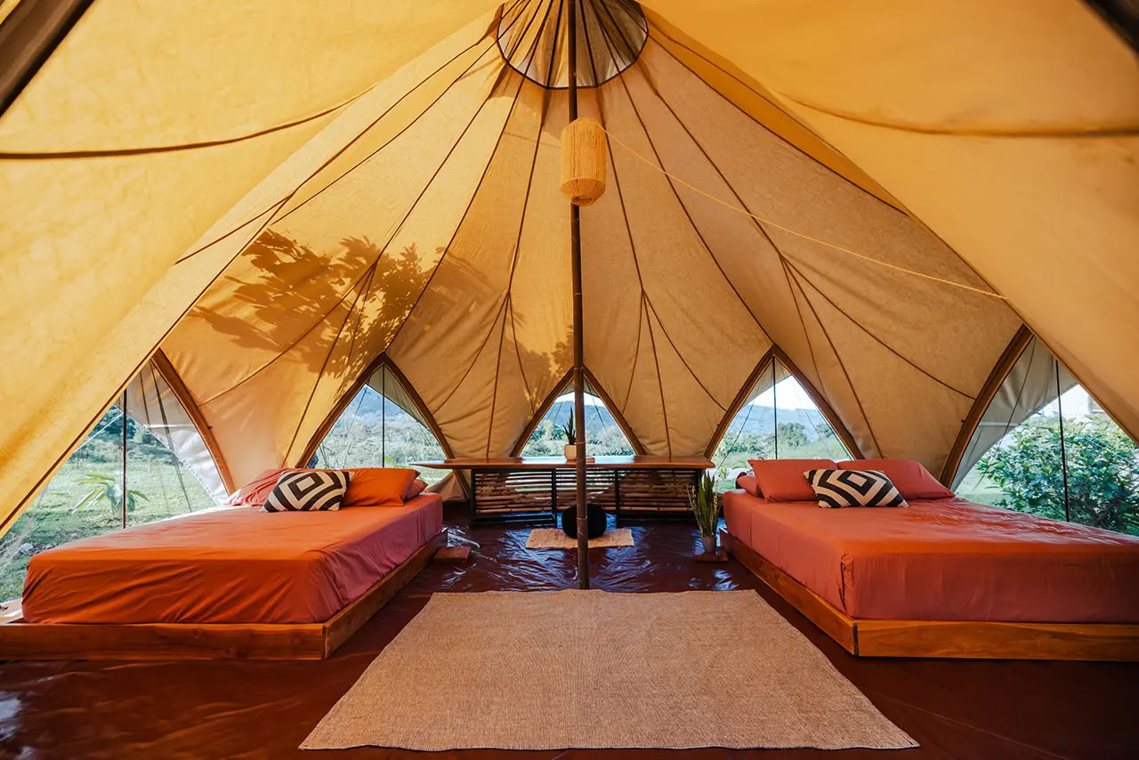 Private Einzel-Glamping-Zelt