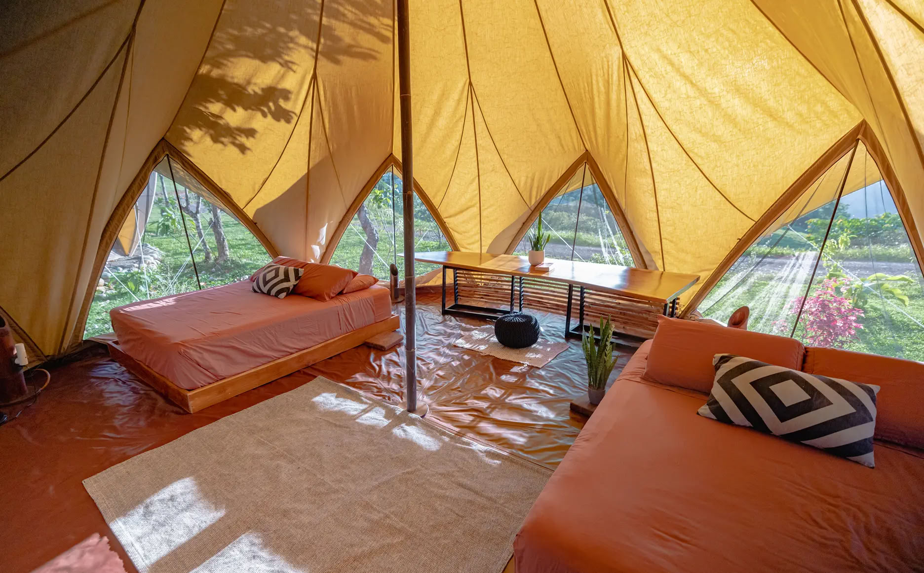 Private Doppel-Glamping-Zelt