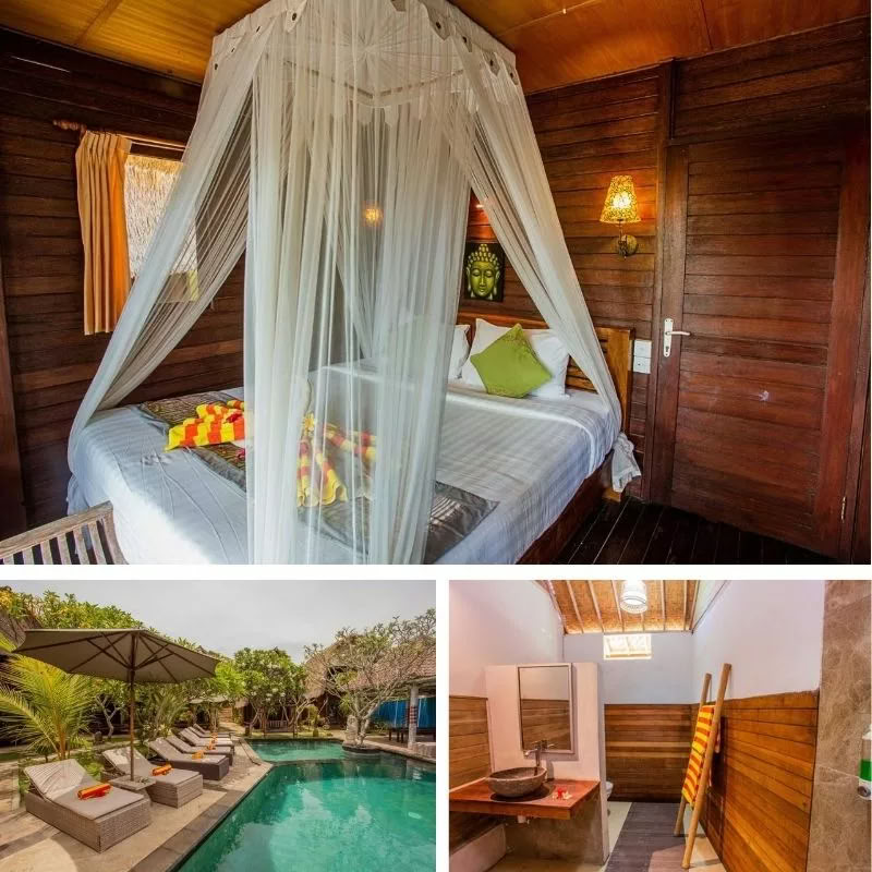 Nanuk's Bungalow Lembongan - Zweibettzimmer