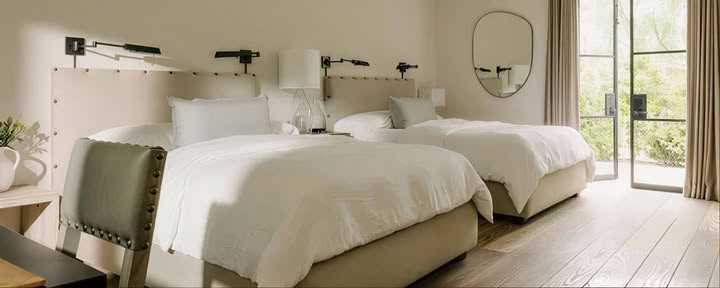 Doppelzimmer-Cottage mit Queensize-Bett